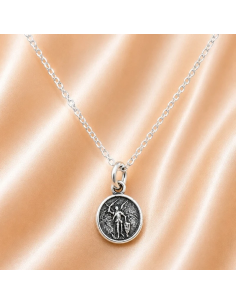 Collar San Miguel 11 mm chapado en plata