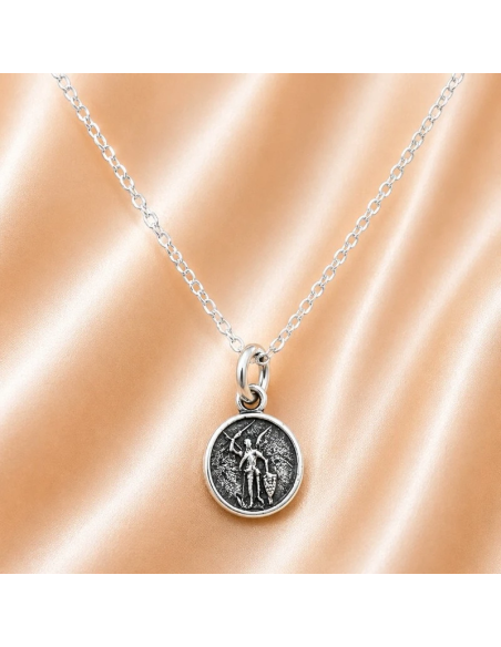 Collar San Miguel 11 mm chapado en plata