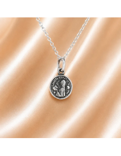 Collar Santa Teresa 10 mm chapado en plata