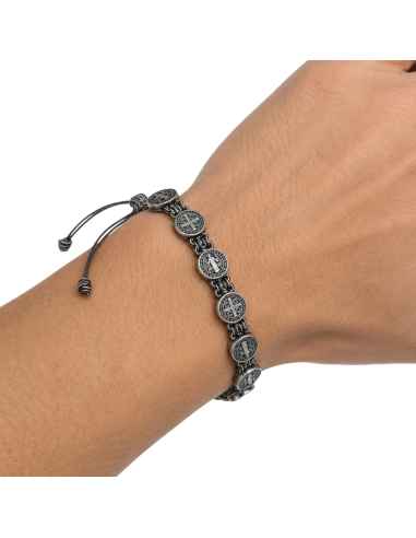 Adjustable Saint Benedict Bracelet | Religious Bracelet