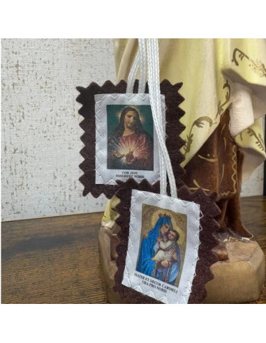 Wooden Our Lady of Mount Carmel Statue | Hand-Carved