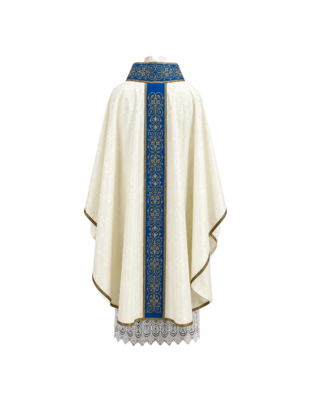 Regina Mariana Chasuble | Marian Blue and Gold Chasuble