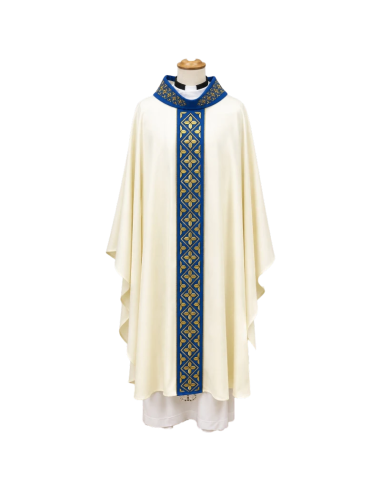 Aurea Marian Cross Chasuble | Monastic Marian Chasuble
