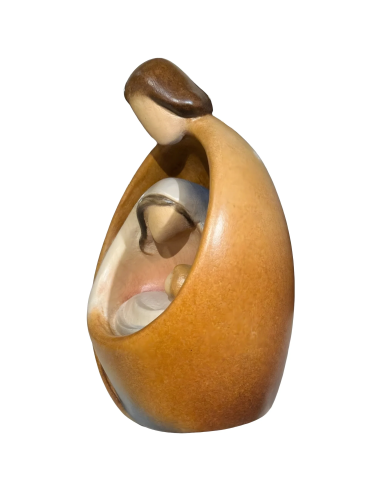 Holy Family Olive Wood Statue | Infinite Embrace Sculpture