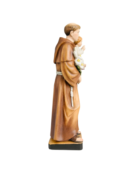 Saint Anthony of Padua with Child Statue | Val Gardena Wood Carving