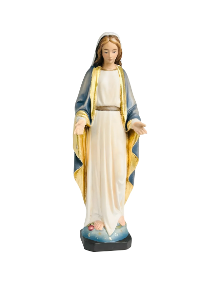 Estatua Virgen Inmaculada Concepción en madera de arce tallada a mano