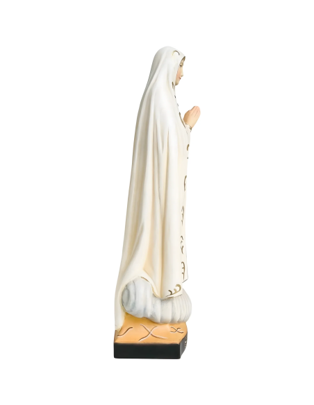 Virgen de Fátima Peregrina en Madera | Estatua Val Gardena 12 cm