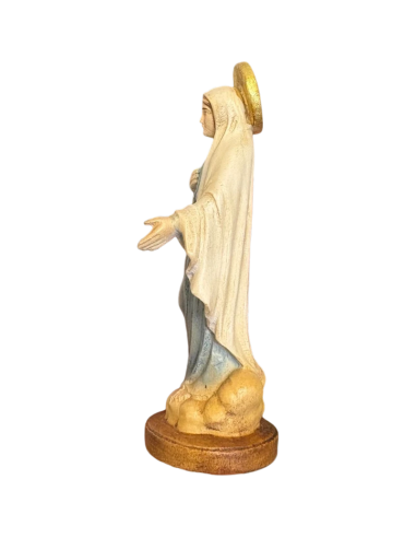 Our Lady of Medjugorje Wooden Figure | Val Gardena 11 cm