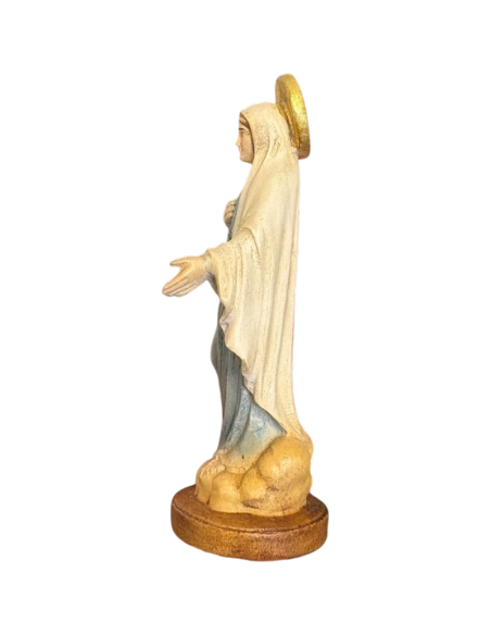 Our Lady of Medjugorje Wooden Figure | Val Gardena 11 cm