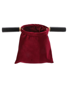 Bolsa para Ofrendas de Terciopelo Rojo | Limosnero Litúrgico | Karelia Arte Sacra