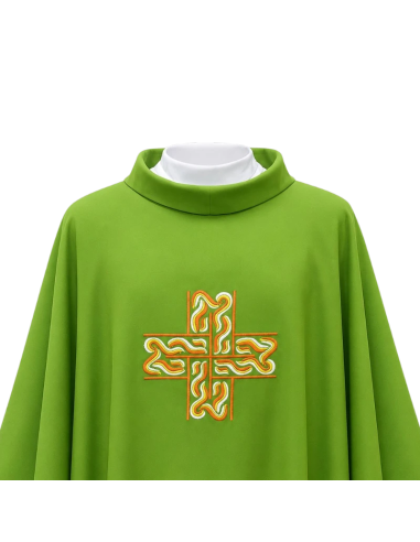 Celtic Cross Chasuble | Embroidered Liturgical Chasuble