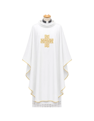 Casulla Cruz Celta | Casulla bordada en 4 colores litúrgicos