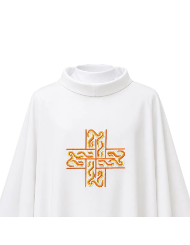 Casulla Cruz Celta | Casulla bordada en 4 colores litúrgicos