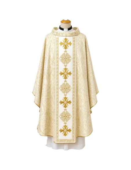 Casulla con tela ángeles