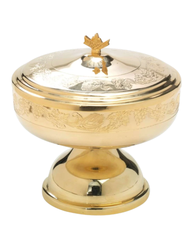 Vitis Vera Liturgical Set | Gold-Plated Chalice and Ciborium | Karelia Arte Sacra