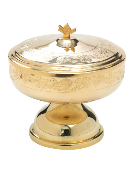 Vitis Vera Liturgical Set | Gold-Plated Chalice and Ciborium | Karelia Arte Sacra