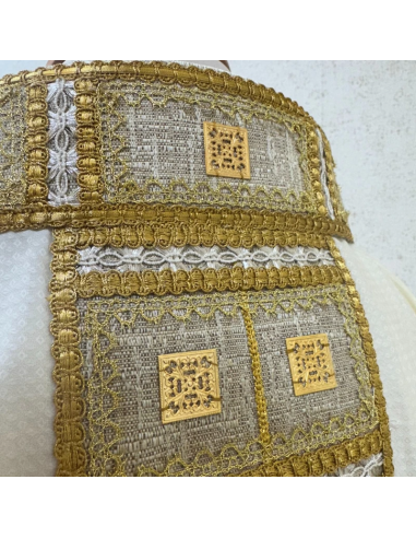Gloria Dei Ivory Wool Chasuble with Handmade Embroidery | Karelia Arte Sacra