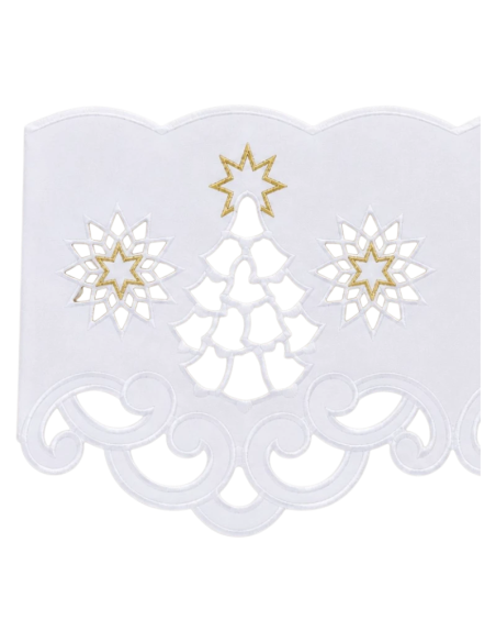 Mantel de Altar Navidad Puntilla Gloria y Estrella | Karelia