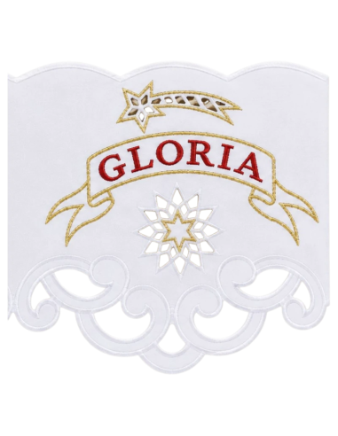 Mantel de Altar Navidad Puntilla Gloria y Estrella | Karelia