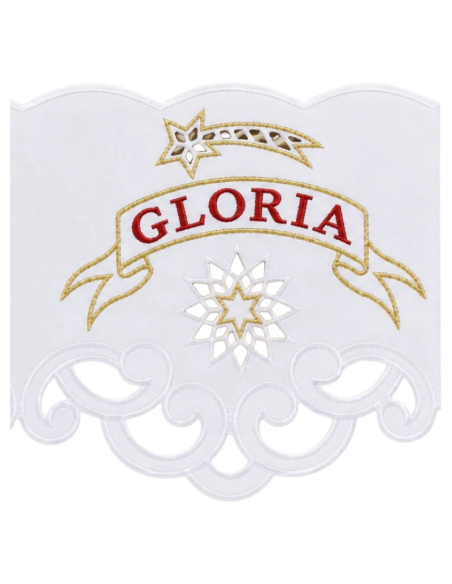 Mantel de Altar Navidad Puntilla Gloria y Estrella | Karelia