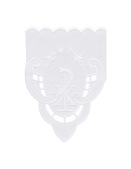 Altar Cloth with White Chi-Rho Lace | Karelia
