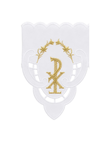 Altar Cloth with Gold Chi-Rho Lace | Karelia