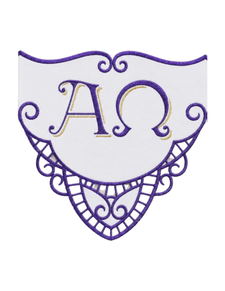 Mantel de Altar Alfa y Omega Morado | Karelia