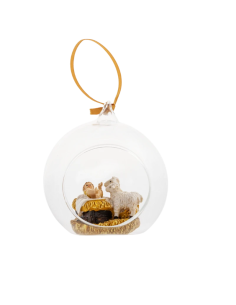 Adorno para Árbol de Navidad - Bola de Cristal con Niño Jesús