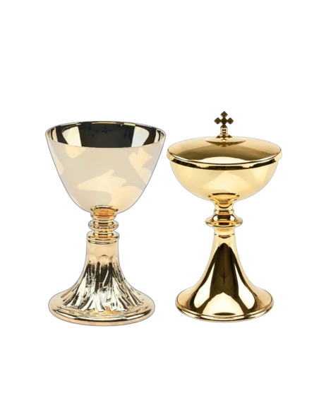 Gold Chalice and Ciborium Set