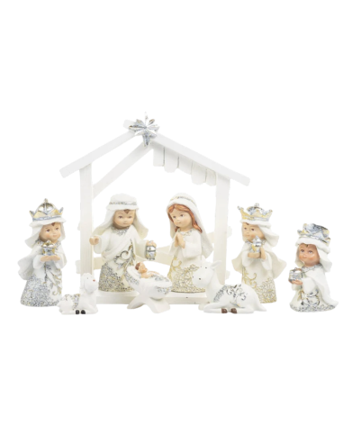 Nacimiento Infantil Completo Blanco