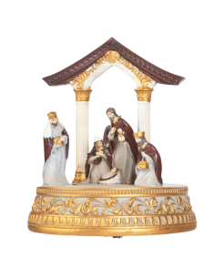 Classic 18 cm Musical Nativity Scene