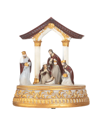 Nacimiento musical clásico de 18 cm