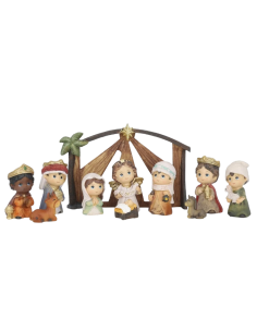 Nacimiento infantil dulce y colorido