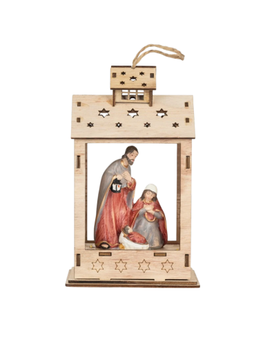 Luminous lantern with Holy Family