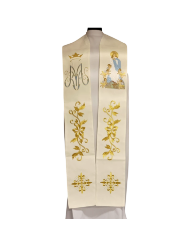 Embroidered Immaculate Conception Stole