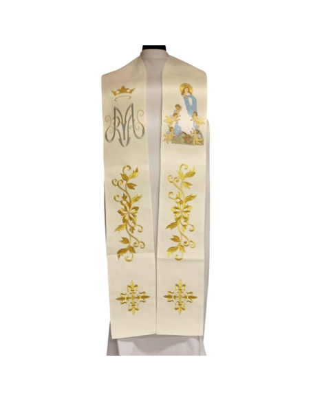 Embroidered Immaculate Conception Stole