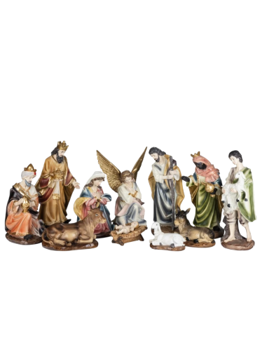 Classic 11-Piece Nativity Scene