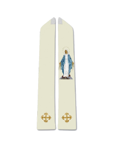 Estola Bordada Virgen Milagrosa