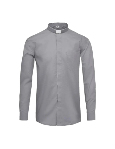 Camisa Gris Sacerdotal – Confección a Medida