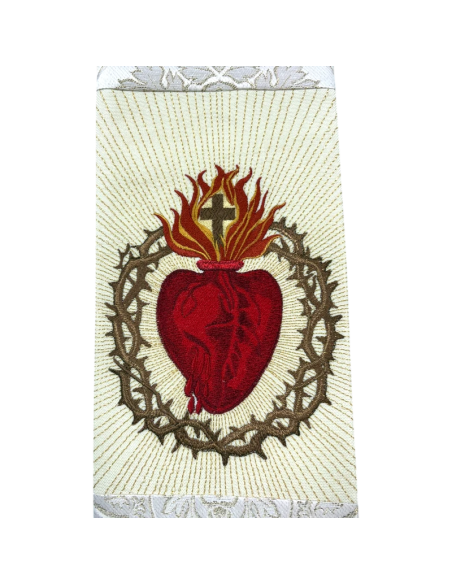Estola Corazón de Jesús y Corazón de María
