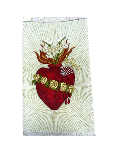 Estola Corazón de Jesús y Corazón de María