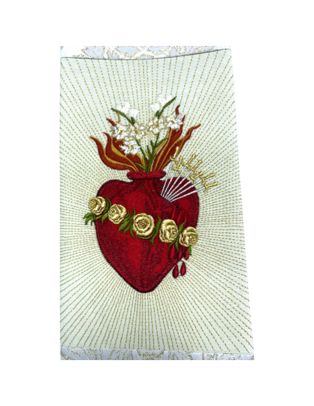 Estola Corazón de Jesús y Corazón de María