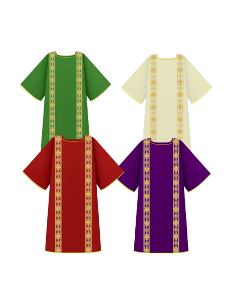 Juego de dalmáticas con galón