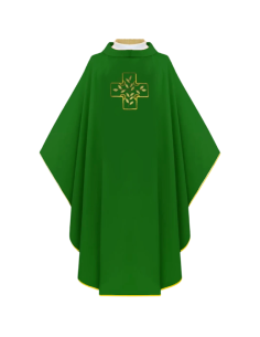Casulla Bordada Cruz de Olivo