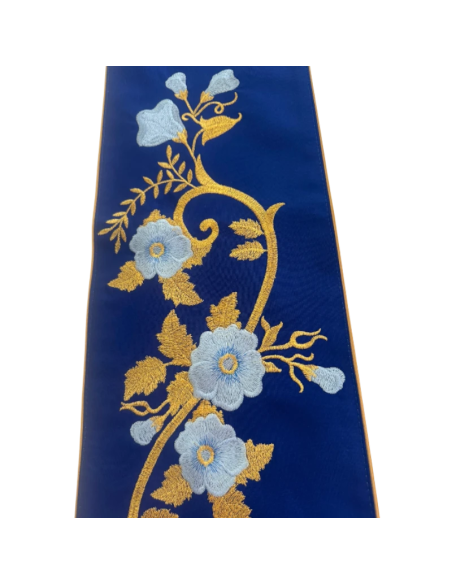 Casulla Mariana Asunción Azul marino