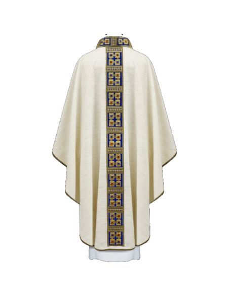 Premium Marian Geometric Chasuble