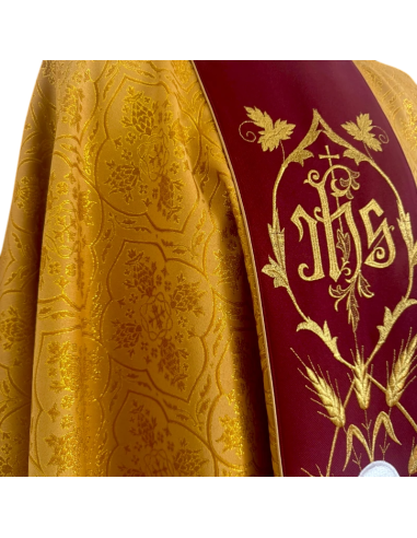 Casulla Cáliz de fé dorada
