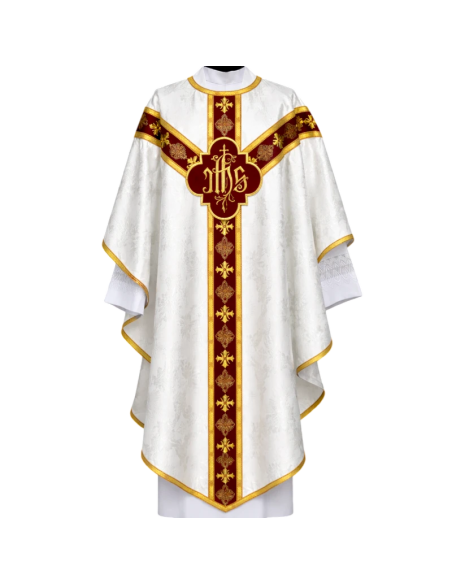 Semi-Gothic JHS Chasuble