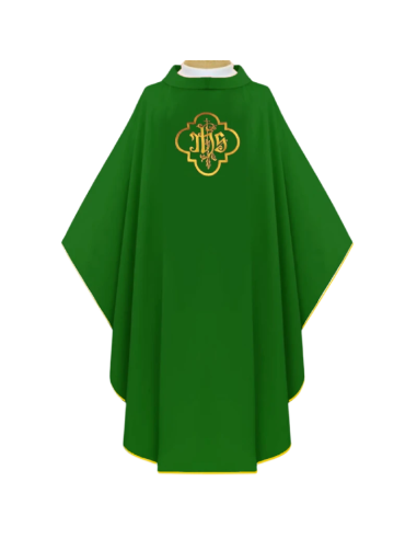 Embroidered JHS Chasuble