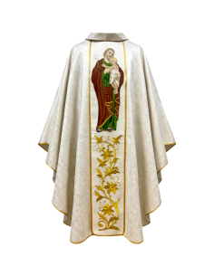 Embroidered Saint Joseph Chasuble